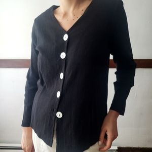 Vintage cotton with embellished buttons